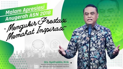 Malam Apresiasi Anugerah ASN Inspiratif  2018