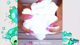 Satisfying Slime -  #22 Flubber | Crunchy | Fluffy | Edible | Glitter Slime