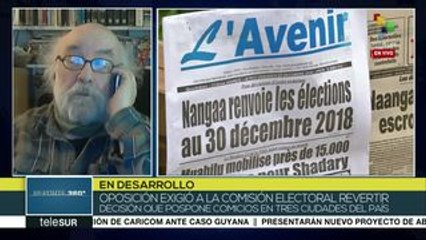 Gil: Oposición congoleña se fortalece frente a retraso de elecciones