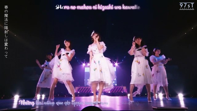 [97sT][Vietsub+Kara] Miyawaki Sakura - Kimi wa Melody | 宮脇咲良 - 君はメロディー (HKT48 Spring Tour 2017)