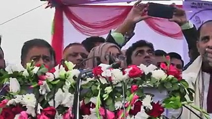 মনিরুল হক চৌধুরীর মেয়ের জ্বালাময়ী বক্তব্য