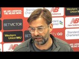 Jurgen Klopp Embargoed Pre-Match Press Conference - Liverpool v Newcastle - Premier League