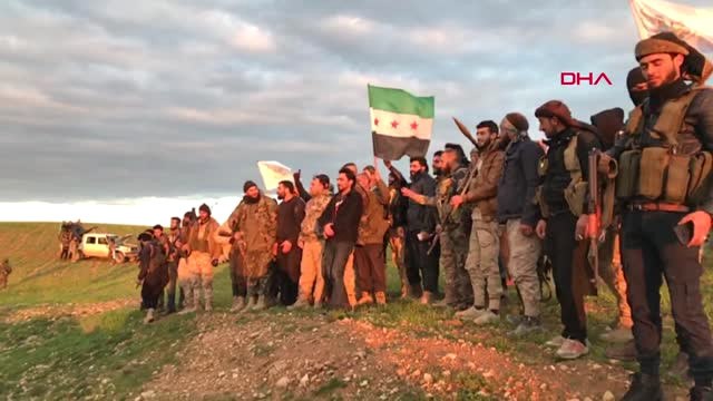 Cerablus'tan Hareket Eden Öso Konvoyu, Münbiç Sınırına Doğru Hareket Ediyor-3