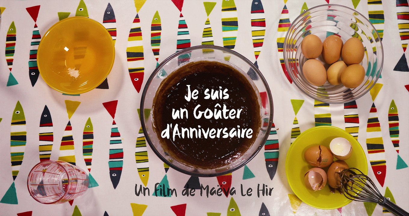 je suis un goûter d'anniversaire
