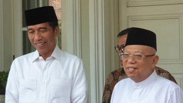 Ma'ruf Amin dan Jokowi Bahas Keluarga Hingga Evaluasi Kampanye Pilpres