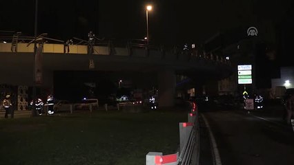 Şişli'de Otomobil Viyadükten Düştü: 3 Yaralı