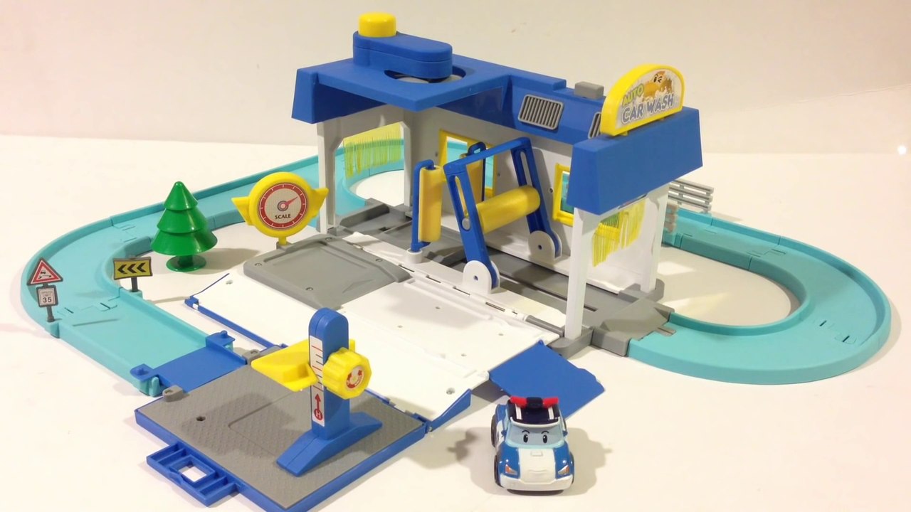 Robocar Poli Carwash Playset 로보카 폴리 - Unboxing Demo Review