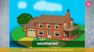 Weather words - Các từ và mẫu câu tiếng Anh giao tiếp hàng ngày chủ đề thời tiết