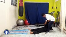 Knife Self-defense How to Defend a Knife to the Throat behind the Head in [Hindi - हिन्दी]