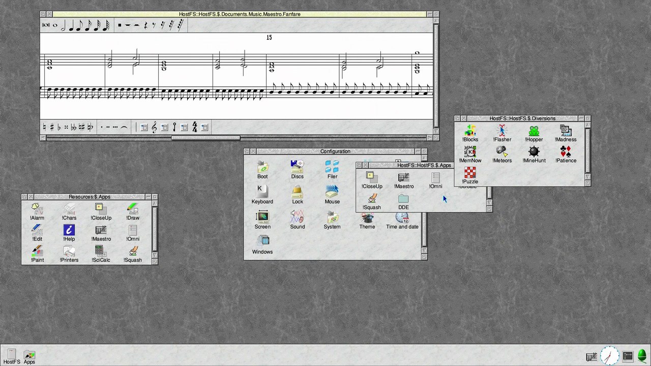 Tutoriel → Configuration de l'émulateur RISC OS