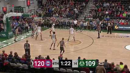 Theo Pinson (27 points) Highlights vs. Wisconsin Herd