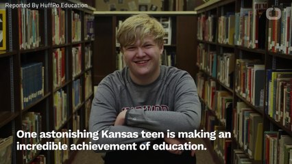 Kansas Student Graduating High School And Harvard In Same Month