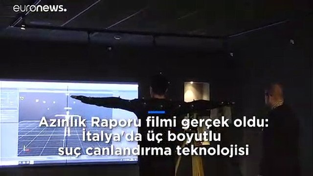 Azınlık Raporu gerçek oldu: İtalya'da üç boyutlu suç canlandırma teknolojisi