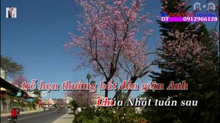 [KARAOKE] Chủ Nhật Buồn - Quang Lập  Lâm Minh Thảo