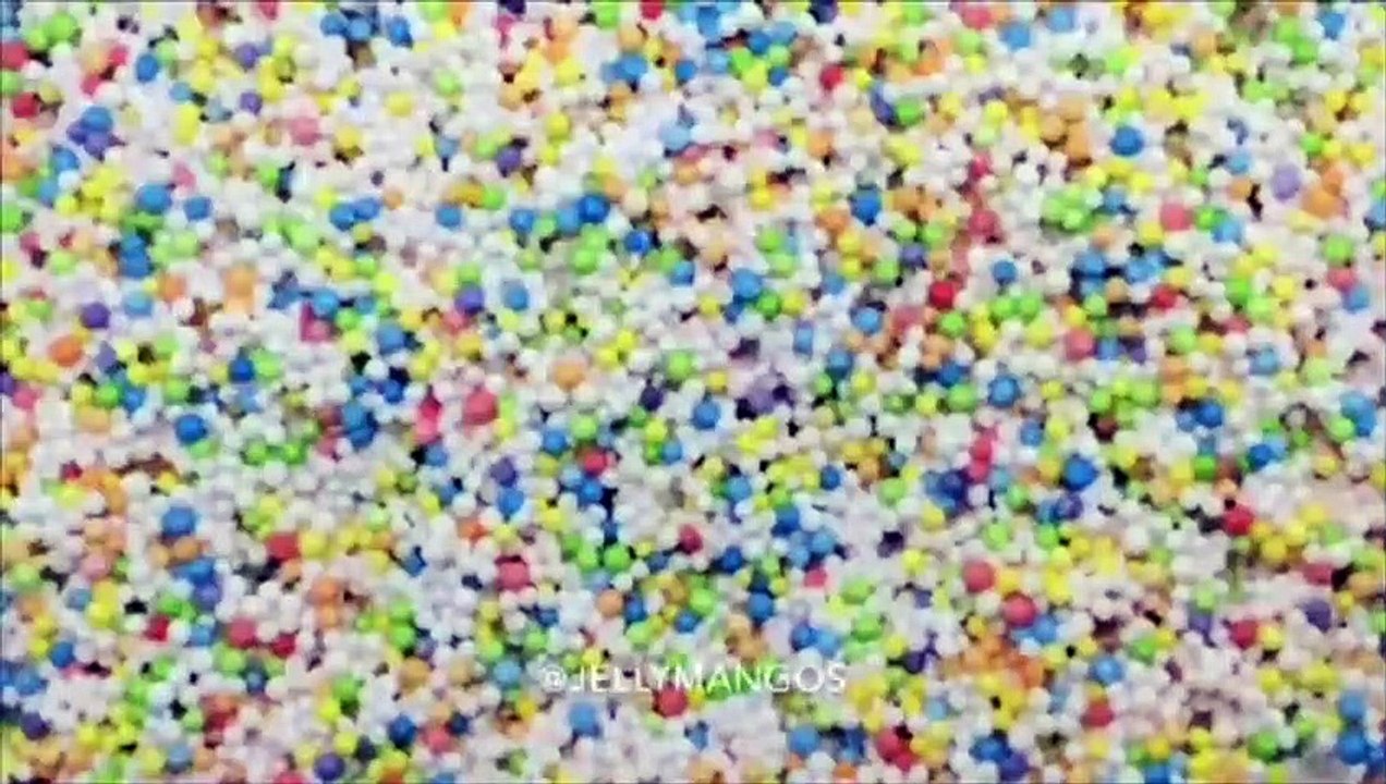 Crunchy | Clear | Flubber | Fluffy | Edible | Glitter Satisfying Slime ASMR #12