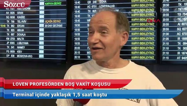 Atatürk Havalimanı'nda boş vakit koşusu