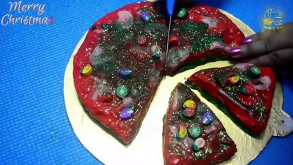 Slime Christmas Cake! | Making Cake with Slime For Christmas!!