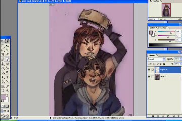 Beltane - Gaius and Donnel speed paint