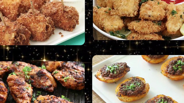 BEST Party Appetizers - Non-Veg Starter Recipes - New Year & Christmas Special Recipes
