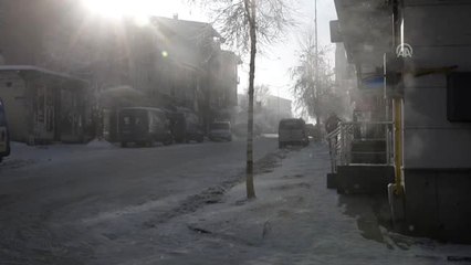 Vatandaşların Kaşı Kirpiği Buz Tuttu