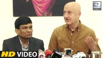 Anupam Kher At The Press Conference On Clarification Of Youth Congress Threat Letter