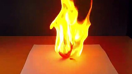 Experiment glowing 1000 degree knife VS Battery