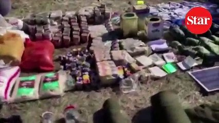 Toprağa gömülen teröristler tek tek bulundu