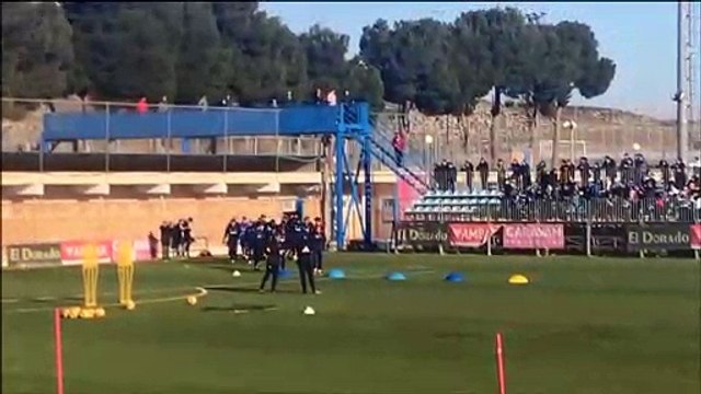 Entrenamiento a Puerta Abierta del Real Zaragoza en las Navidades de 2018