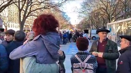 Partidarios de los presos etarras en Pamplona