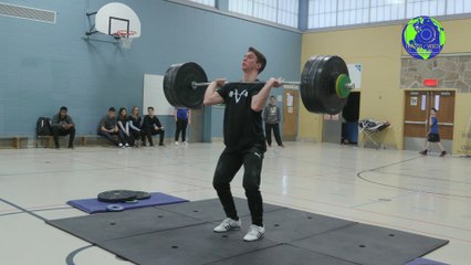 Démonstration d'haltérophilie  du club des Voltigeurs  en l'honneur de  Sébastien Groulx
