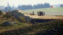 YPG’li Teröristler Münbiç Sınırında Toplantı Yaptı