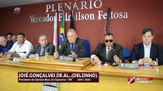 Ao tomar posse da presidência da Câmara Municipal, Delsinho comenta sobre união entre executivo e legislativo: 