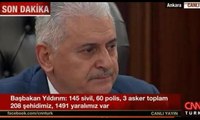 Binali Yıldırım gözyaşlarına boğuldu