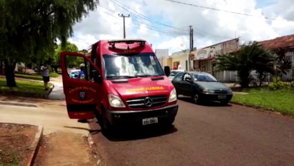 Vítima de queda é atendida no Bairro Alto Alegre