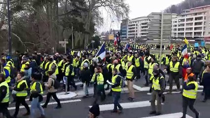 La mobilisation des gilets jaunes se poursuit à Besançon