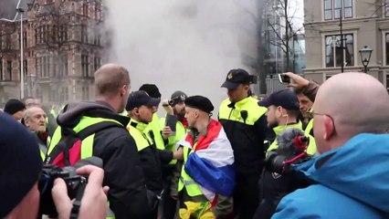 Hollanda'da sarı yeleklilerin gösterisinde gözaltı - LAHEY