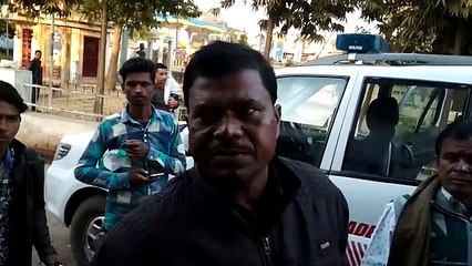 तेज रफ्तार बस अनियंत्रित होकर पेड़ से टकराई,