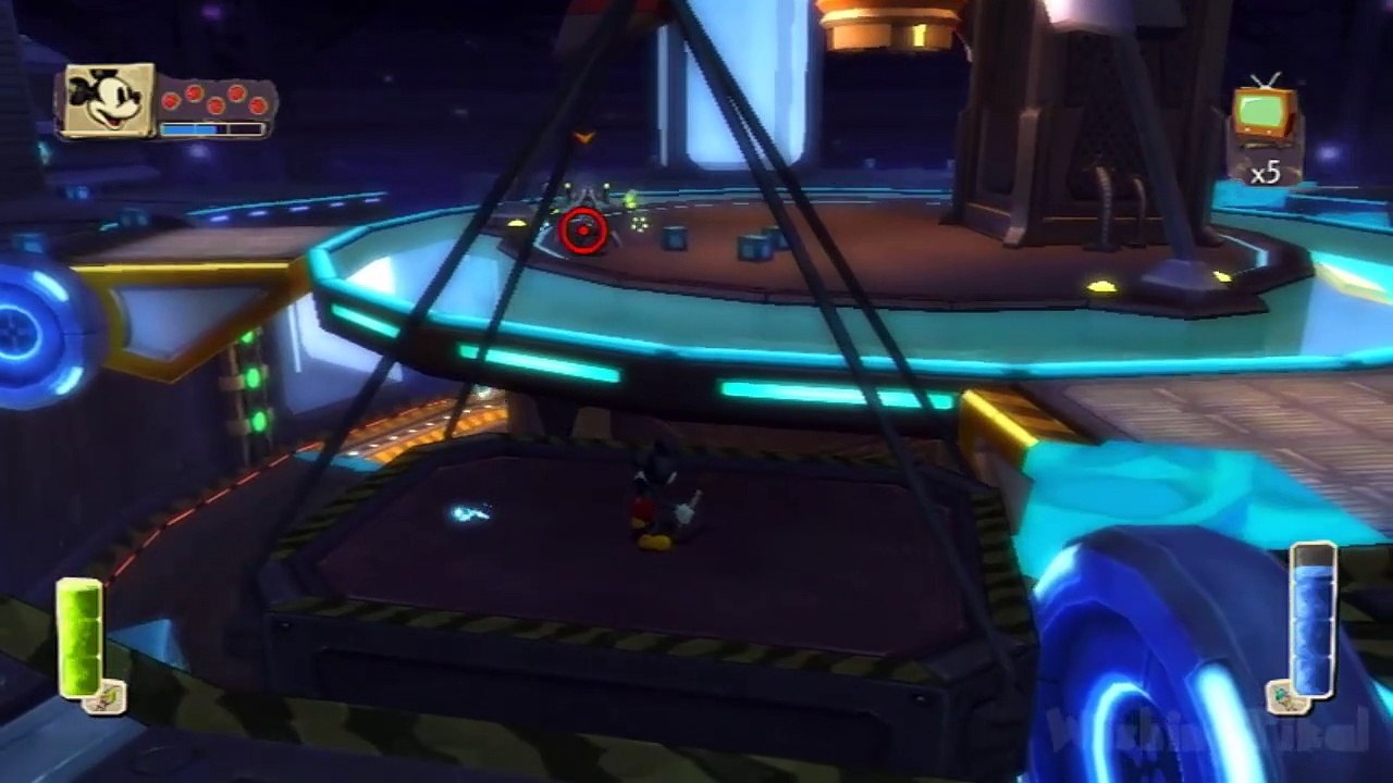 Disney Epic Mickey Walkthrough Part 8 (Wii) Tomorrow City + Boss (Petetronic) [No Commentary]