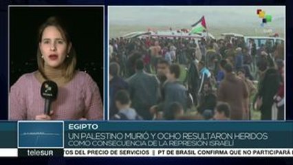 Un muerto y ocho heridos deja represión israelí en Palestina