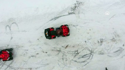 Düzce'nin yaylalarında yeşil ve beyazın ahengi