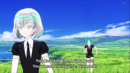 Land of the Lustrous, Diamond vs Lunarians