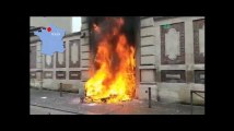 Gilets jaunes: les images des violences à Rouen et dans d'autres villes lors de l'acte VII