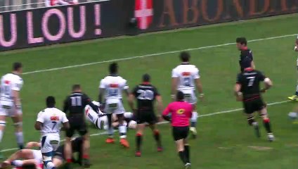TOP 14 - Essai Pierre-Louis BARASSI (LOU) - Lyon - Agen - J13 - Saison 2018/2019