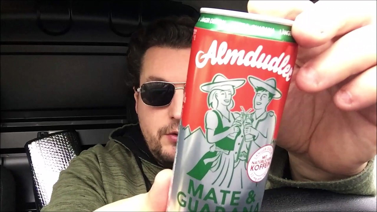 Almdudler Energy Drink Mate und Guarana Review und Test