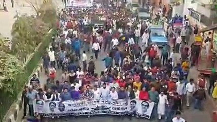 ঢাকা ৮ আসনে যুবলীগের নির্বাচনী শোডাউন।