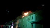 Sarıveliler Devlet Hastanesi çatısında yangın - KARAMAN