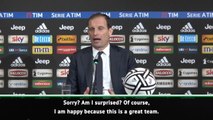 Allegri surprised by Juve's points record