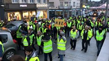 Plus de 200 Gilets jaunes défilent dans le centre-ville Samedi 29 décembre 2018