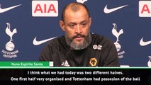 Nuno Santo hails Wolves' second half performance against Tottenham