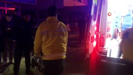 Yerde baygın halde bulunan şahıs hastaneye kaldırıldı